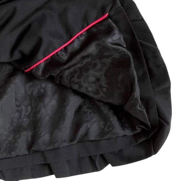 Express Ruffle Trench Coat Rain Jacket Double Breasted - Picture 7 of 13